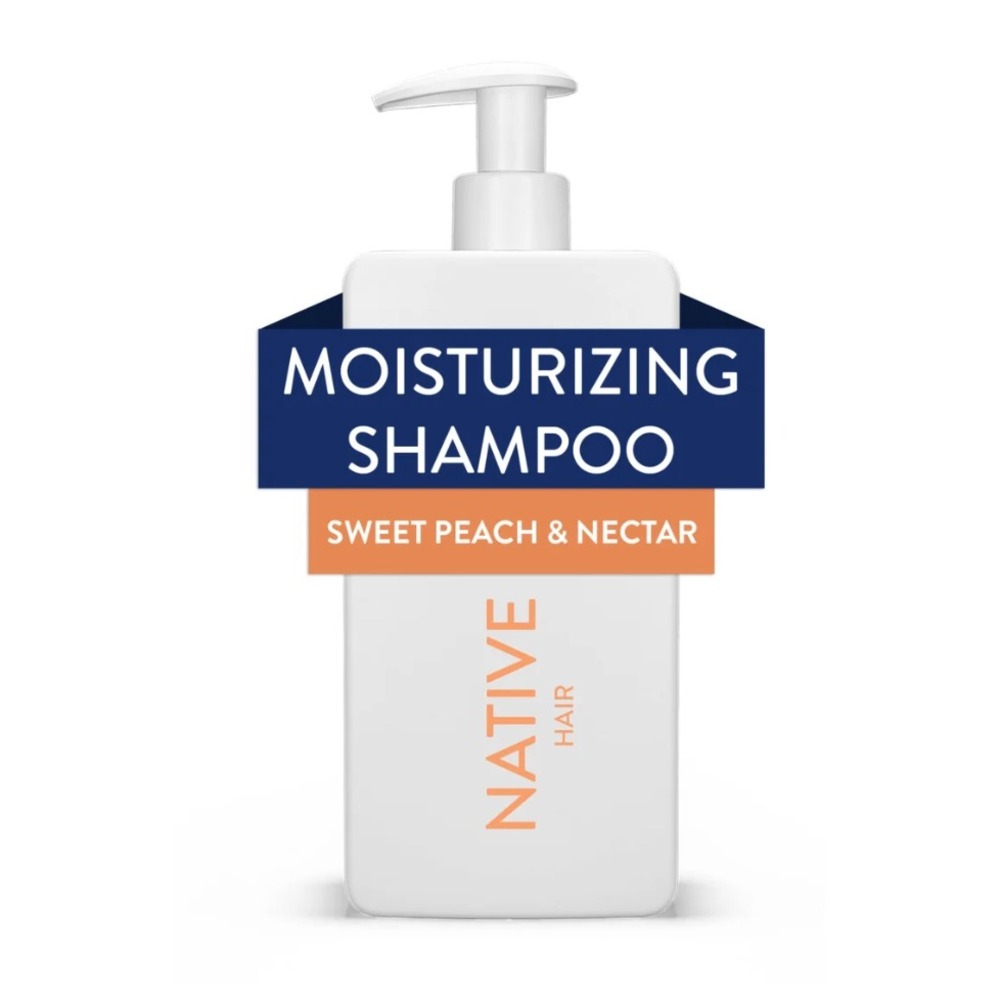Native Hair Sweet Peach Nectar Moisturizing Shampoo Sulfate Free 16.5 fl oz